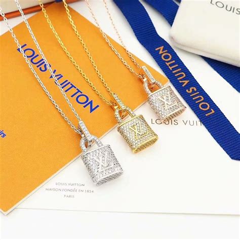 louis vuitton cheap necklace|Louis Vuitton necklace silver.